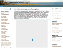 Tablet Screenshot of northshoremanagementboard.org